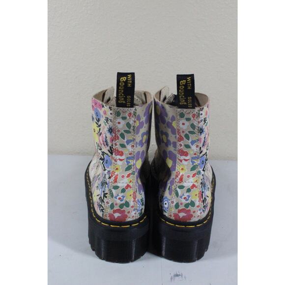 Doc Martens Dr. Martens 1460 Floral Mashup Parchment Sinclair Boots Size 9 - Picture 3 of 6